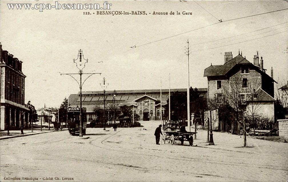122. - BESANÇON-les-BAINS. - Avenue de la Gare